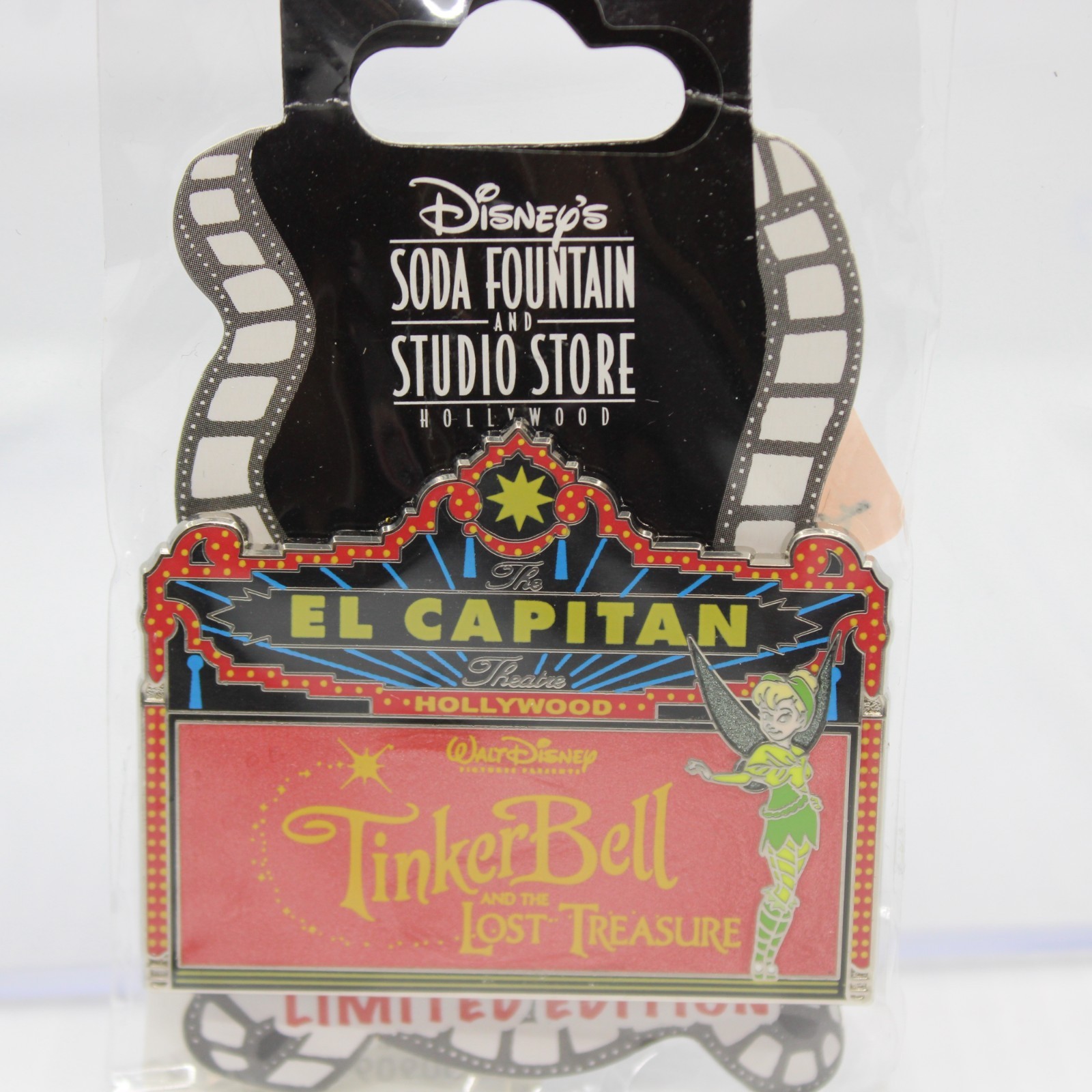 B3 Disney DSSH DSF LE Pin El Capitan Marquee Tinker Bell and the Lost Treasure