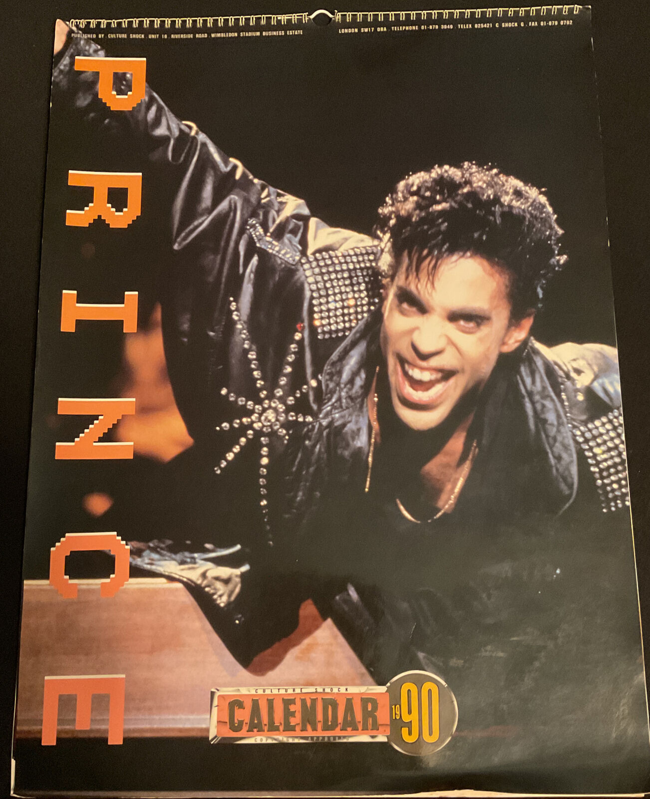 Prince 1990 Calendar - Full Color - 17