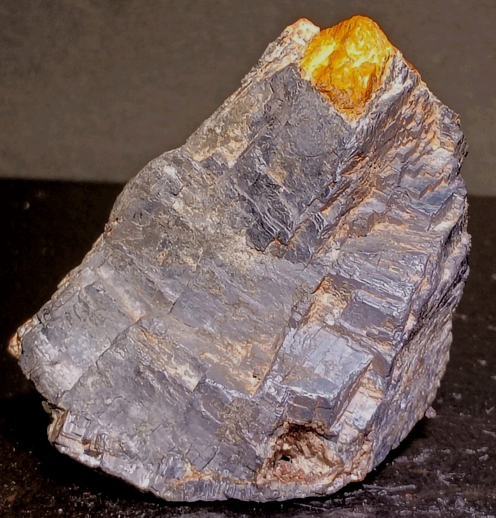 336g Cleaved Galena & Fluorescent Cerussite • Palmer Mine MO • Keith Collection