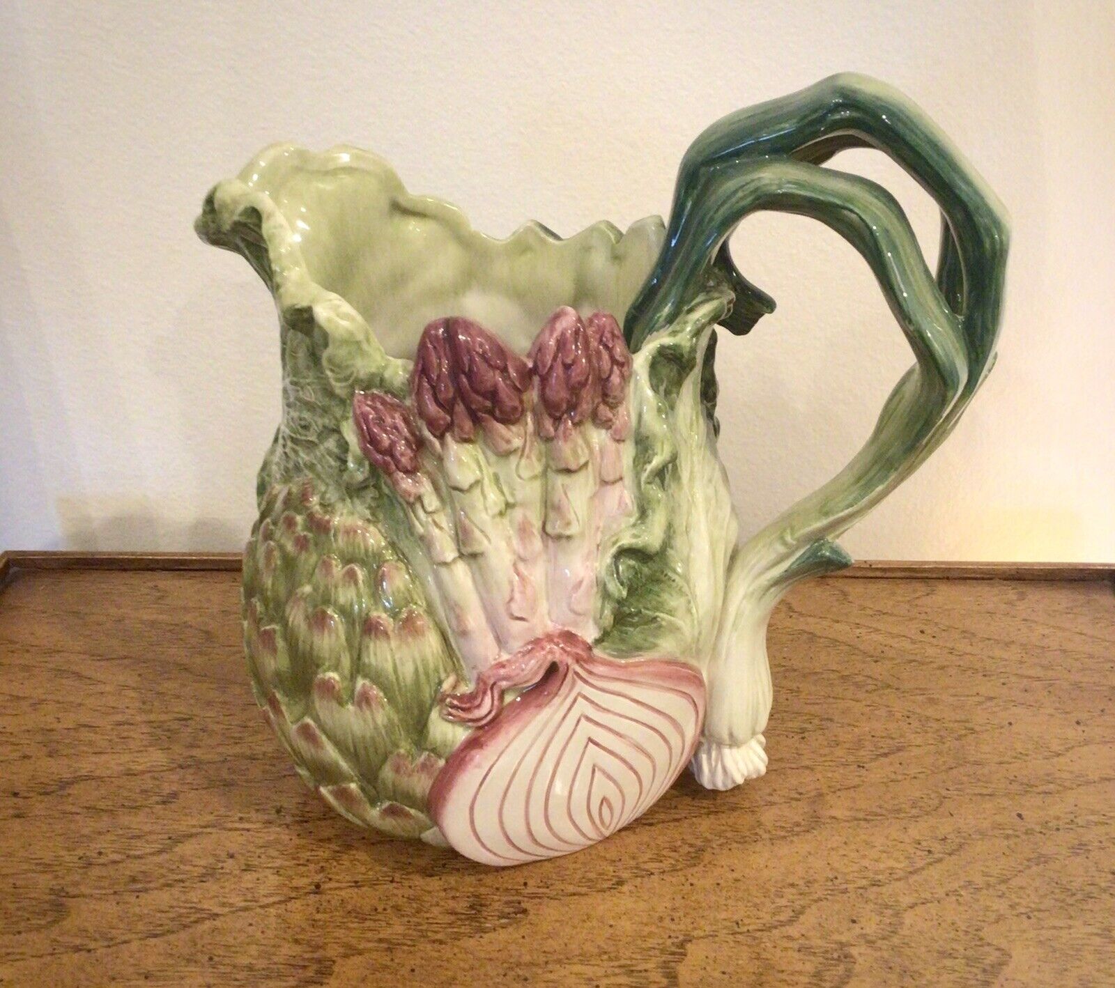 FITZ AND FLOYD FRENCH MARKET PITCHER - Good Pre-Owned Condition,See All Photos