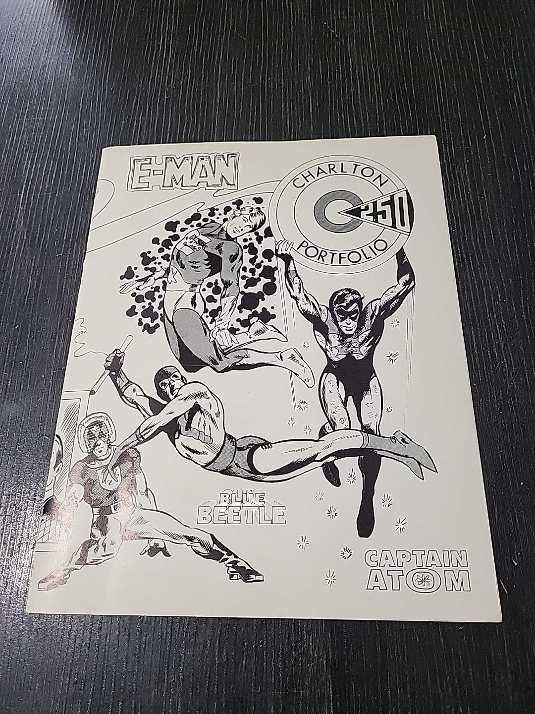 Charlton Portfolio 1974 / PEACEMAKER Cover & Artwork - DITKO BLUE BEETLE - RARE