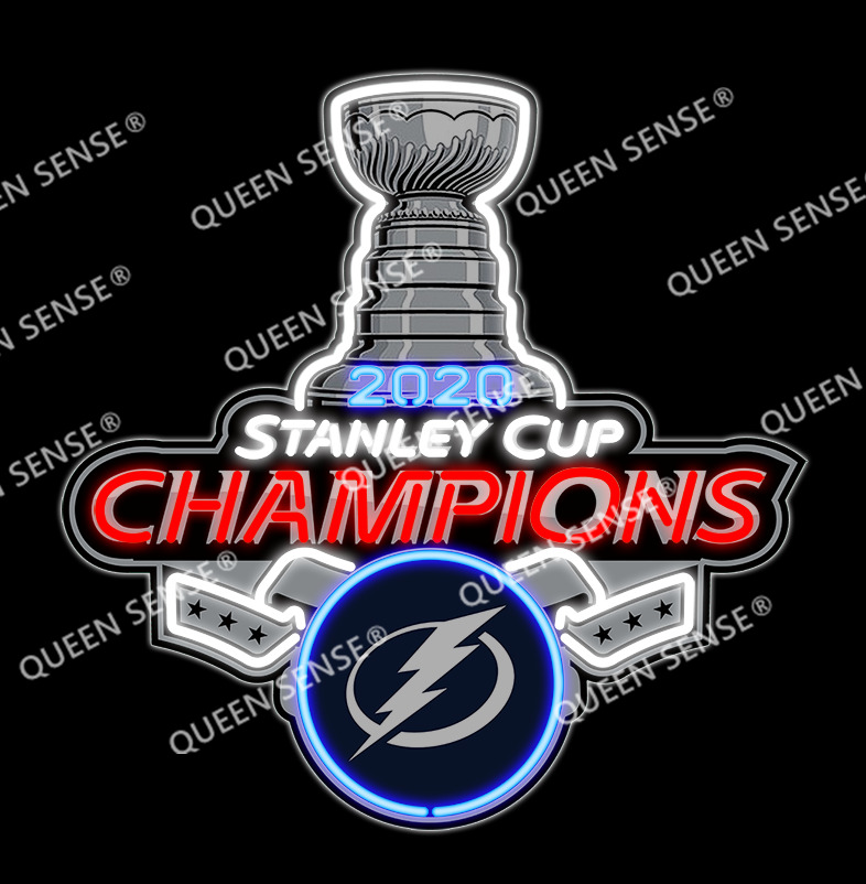 New Tampa Bay Lightning 2020 Ice Hockey Champions Neon Sign 24