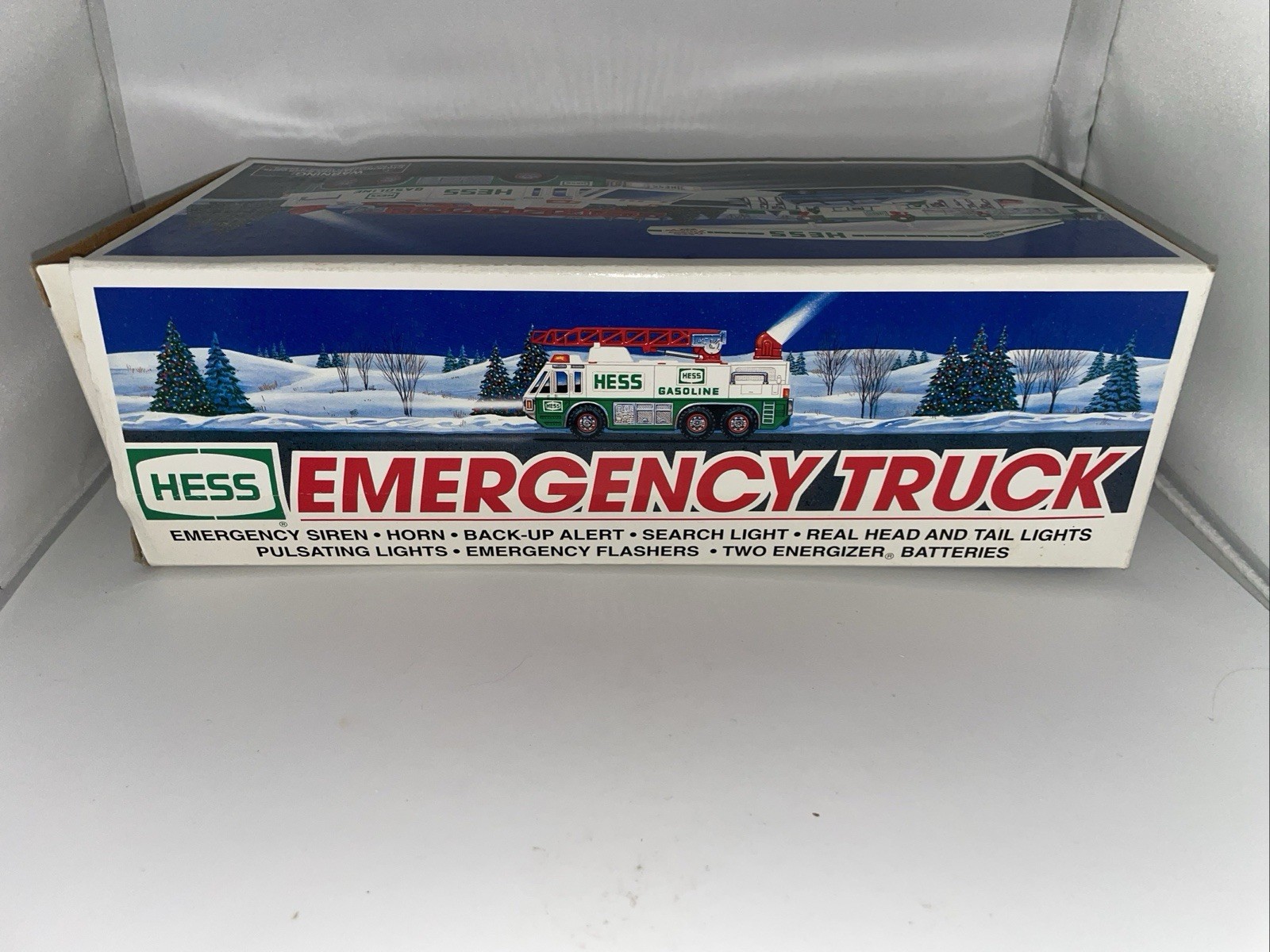 1996 Hess Emergency Truck Vintage In Original Box, Unused