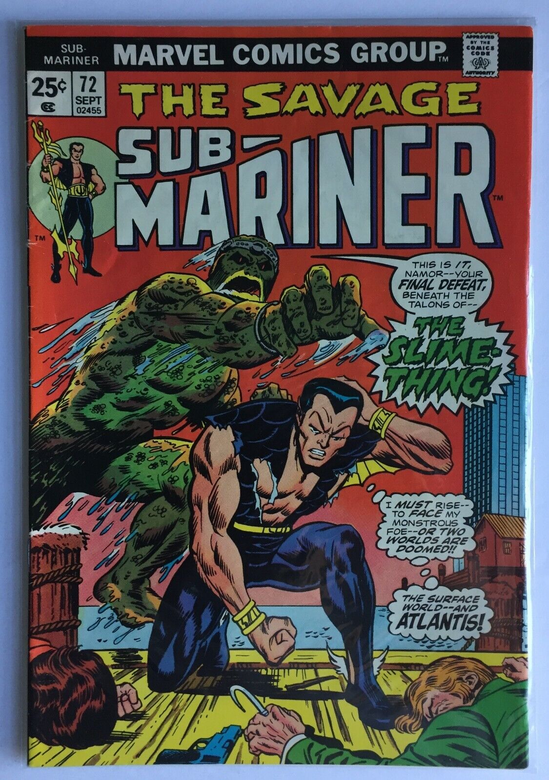 Sub-Mariner #72 (Jan 1971, Marvel)  Hidden DC/Marvel Crossover