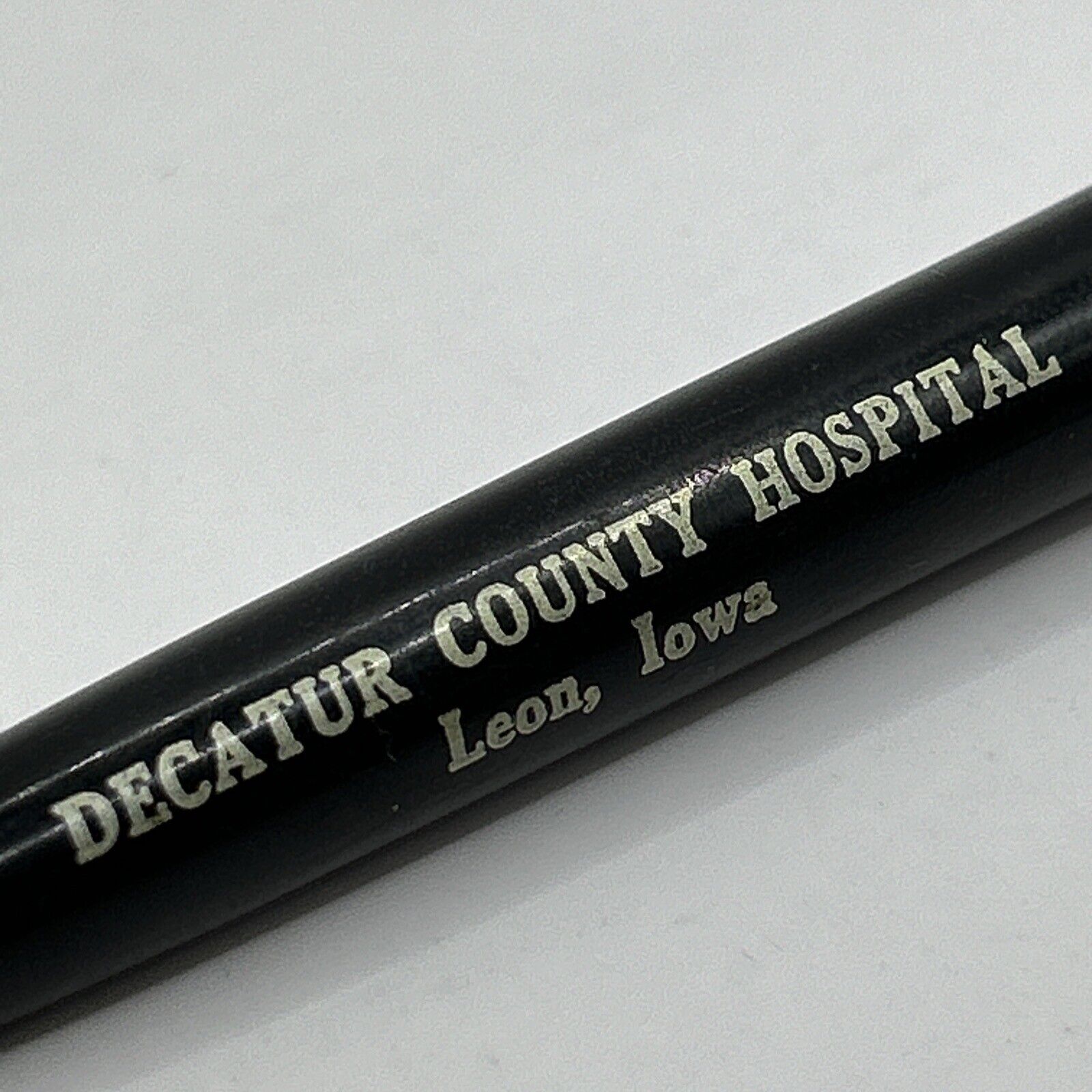 VTG c1960s Ballpoint Pen Decatur County Hospital Leon IA