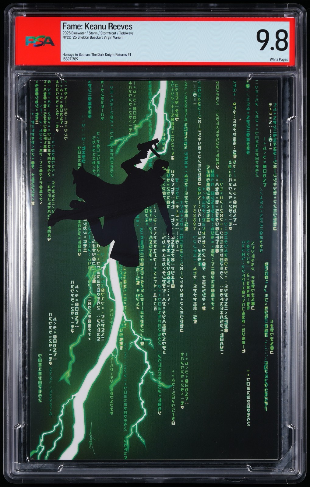 BLUEWATER / STORM / STORMFRONT / TIDALWAVE FAME: KEANU REEVES 2025 PSA 9.8 BLUEWATER / STORM / STORMFRONT / TIDALWAVE FAME: KEANU REEVES 2025 PSA 9.8