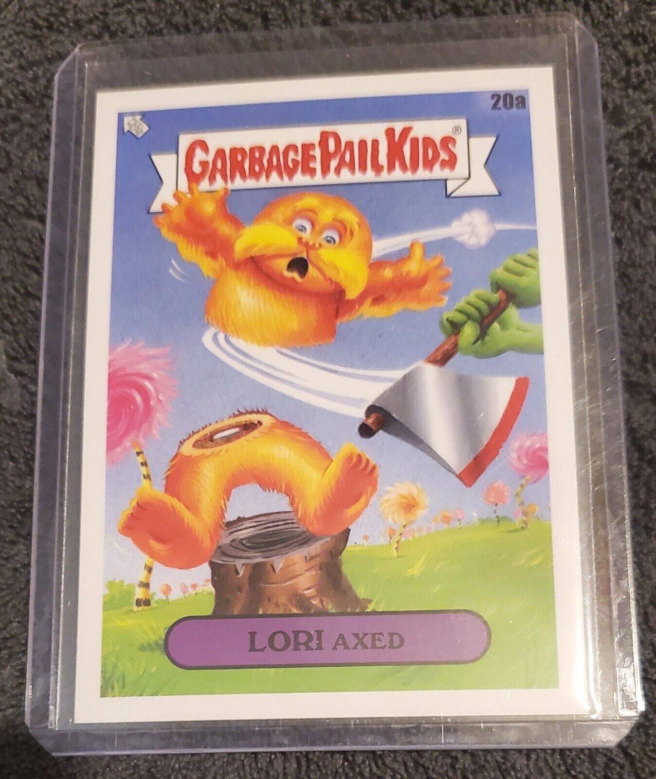 2022 Garbage Pail Kids Bookworms Lori Axed Card Gross Adaptations 20a