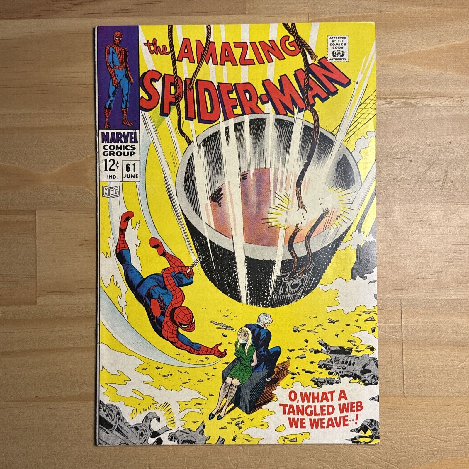 Amazing Spider-Man #61 1st Gwen Stacy Cover Marvel Comics 1968