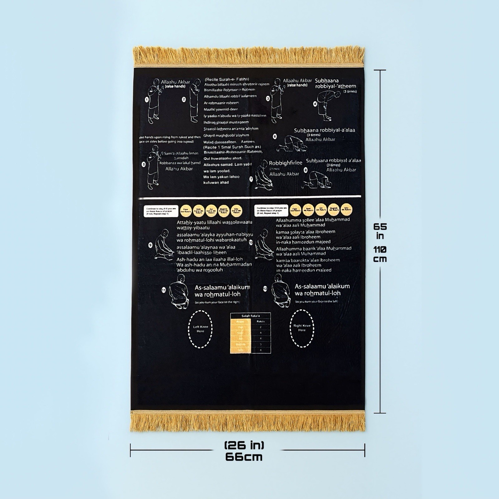 Step By Step Educational Prayer Mat