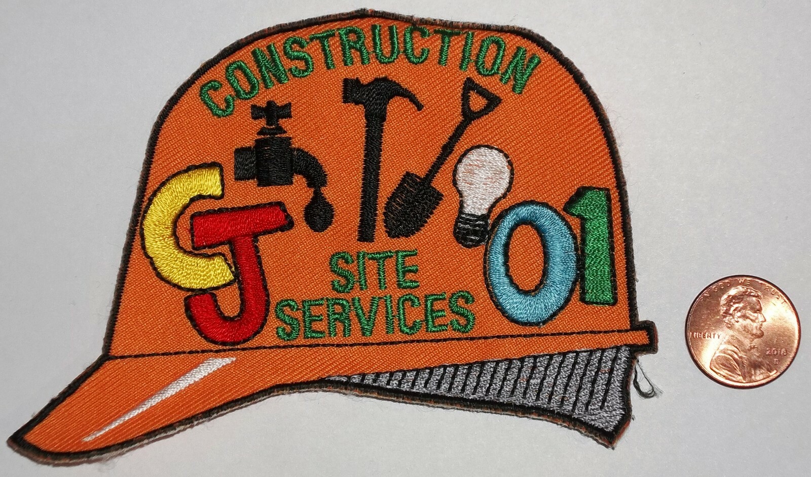 BSA BSC 2001 CONSTRUCTION SITE SERVICES CANADIAN JAMBOREE CLOTH POCKET PATCH BSA BSC 2001 CONSTRUCTION SITE SERVICES CANADIAN JAMBOREE CLOTH POCKET PATCH