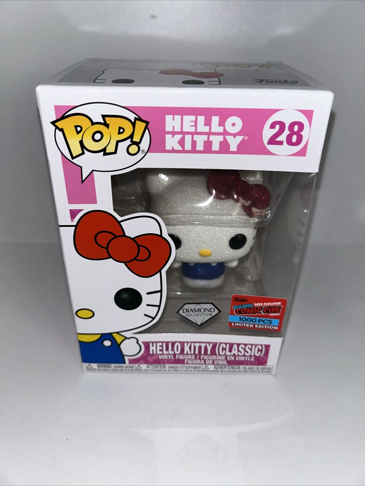 Funko Pop Hello Kitty 28 Diamond Collection New York Comic Con NYCC 2020 LE 1000