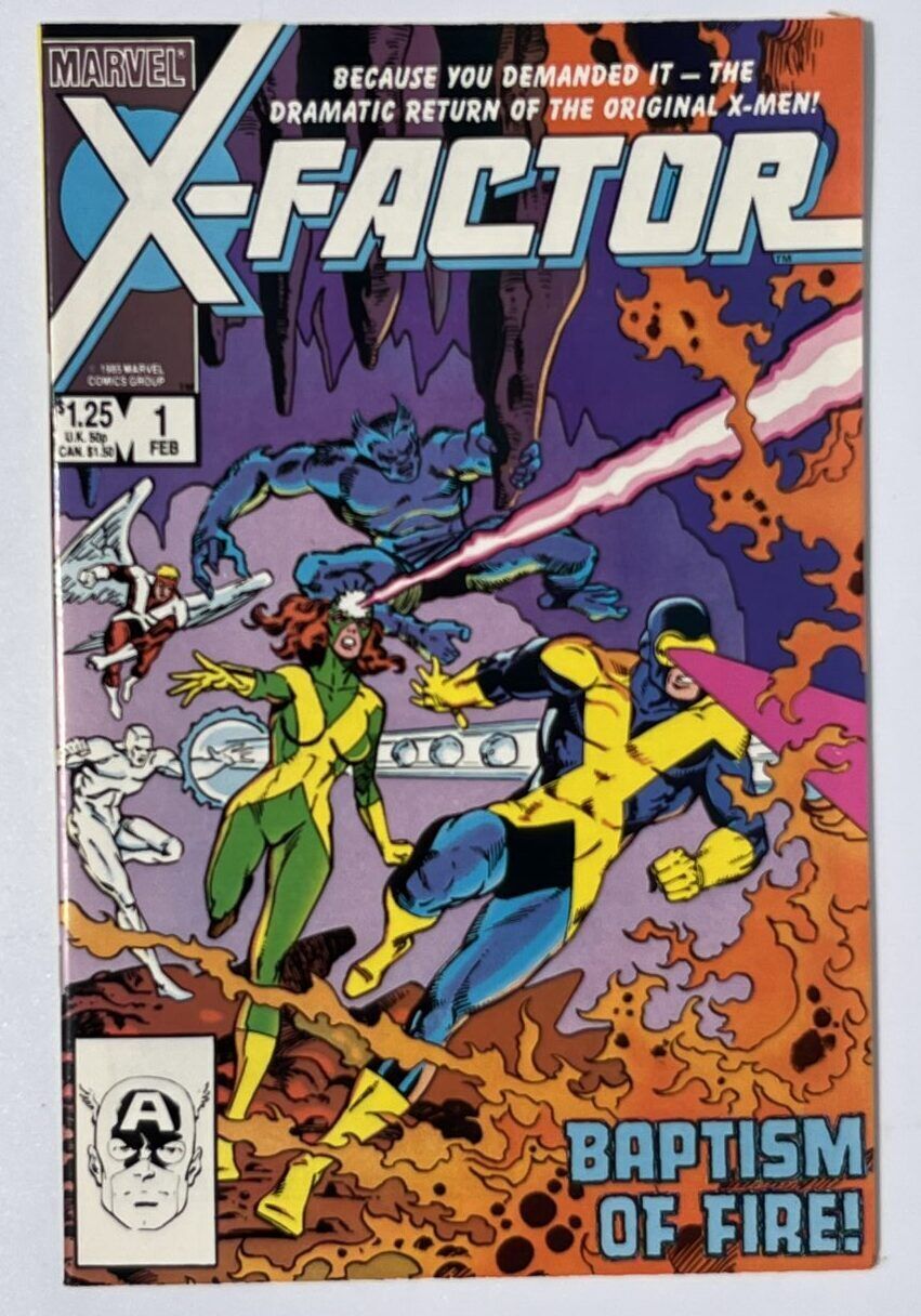 X-Factor #1 (1985) 1st app. Cameron Hodge, 1st app. Rusty Collins, 2nd cameo ...