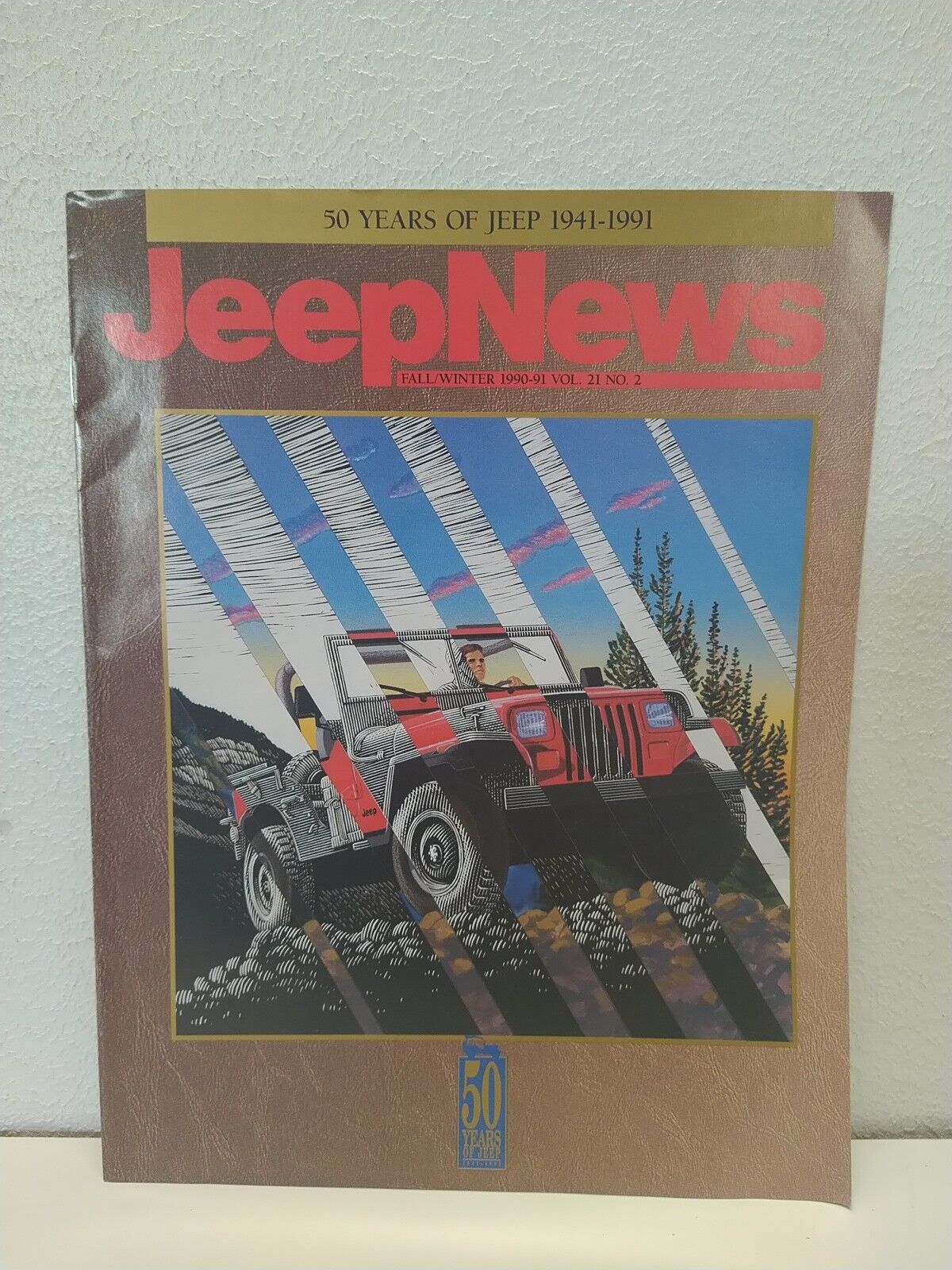 RARE Jeepers News Fall Winter 1990 1991 Car Magazine jeep 