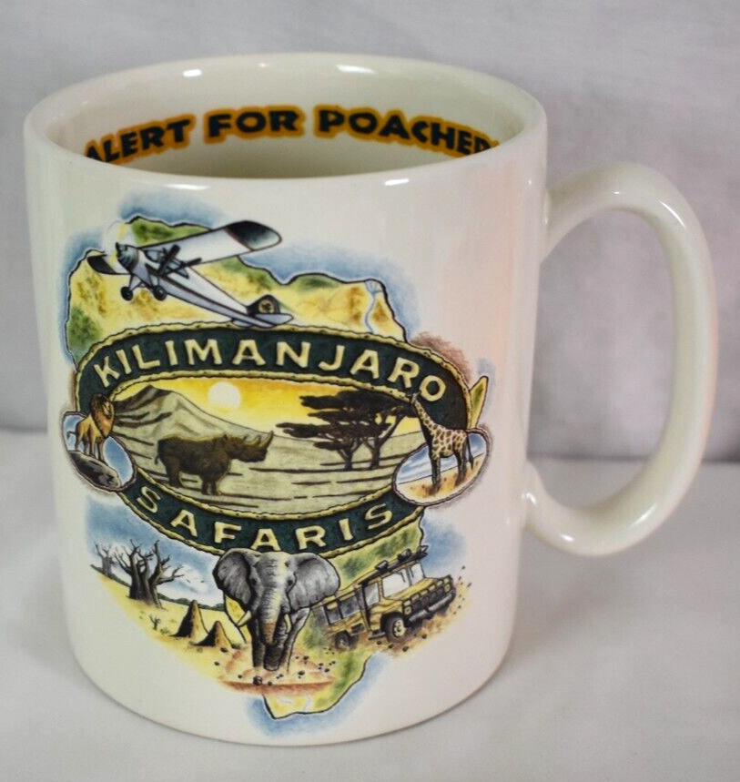 Disney Animal Kingdom Kilimanjaro Safari Be Alert For Poachers Coffee Mug Jumbo