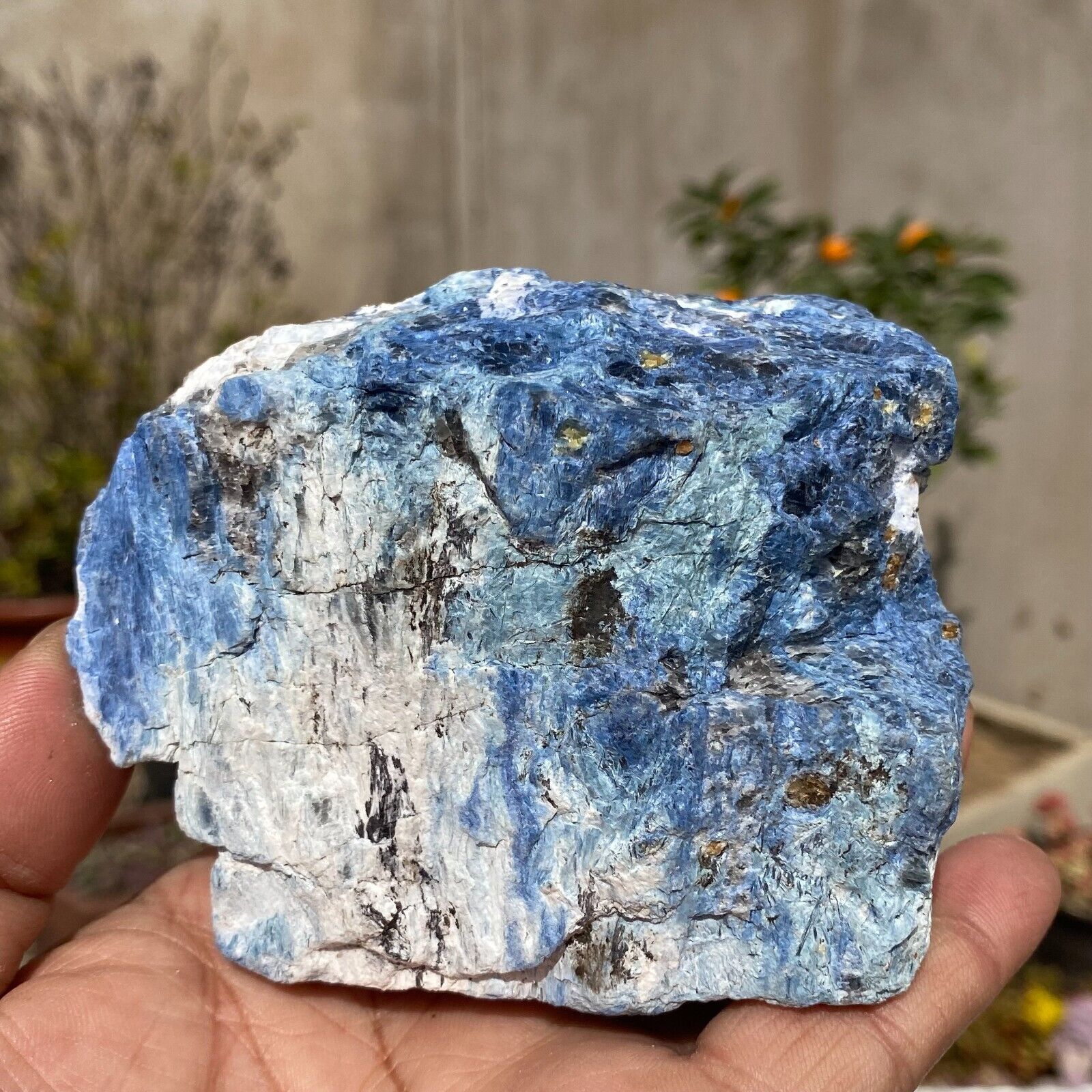 503g Large Rare Dumortierite Blue Gemstone Crystal Rough Specimen Madagascar