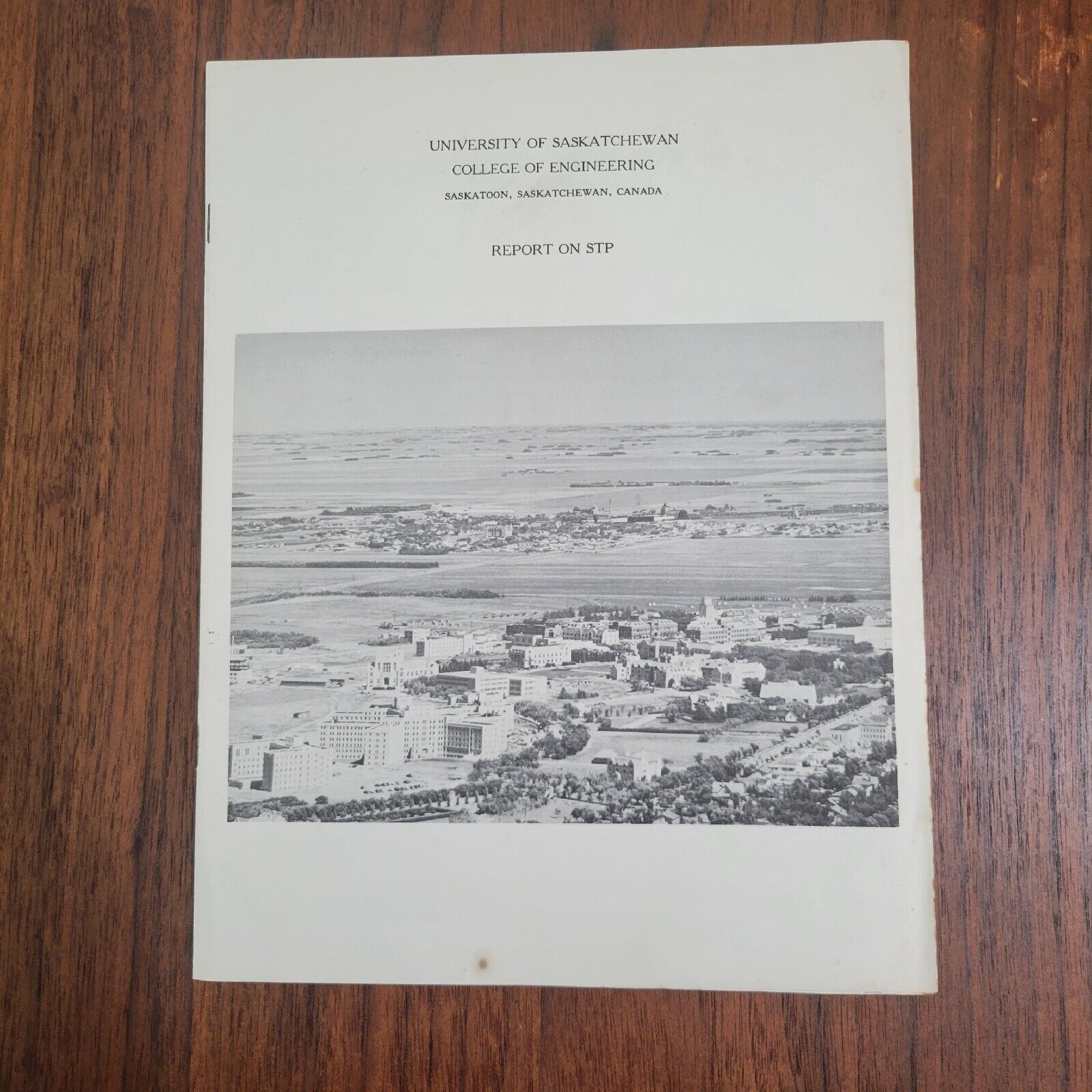 Vintage 1960 Report on STP Oil University of Saskatchewan 6 pages