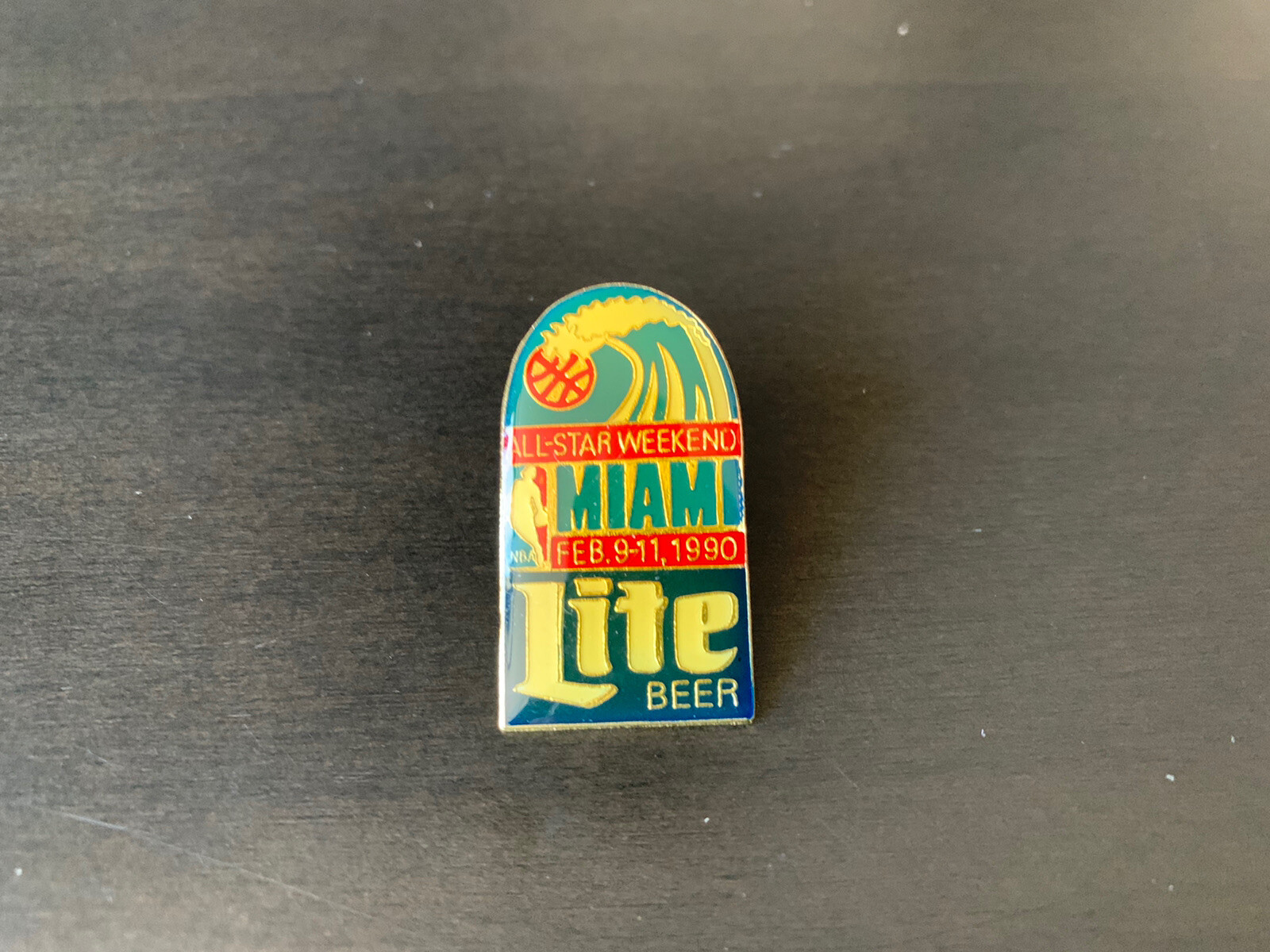 π 1990 NBA All Star Weekend Pin Miami Florida Lite Beer - February 9-11, 1990π π 1990 NBA All Star Weekend Pin Miami Florida Lite Beer - February 9-11, 1990π