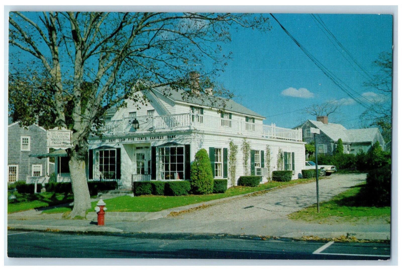 c1960\'s The Cape Cod Five Cents Savings Bank Chatham Office MA Postcard