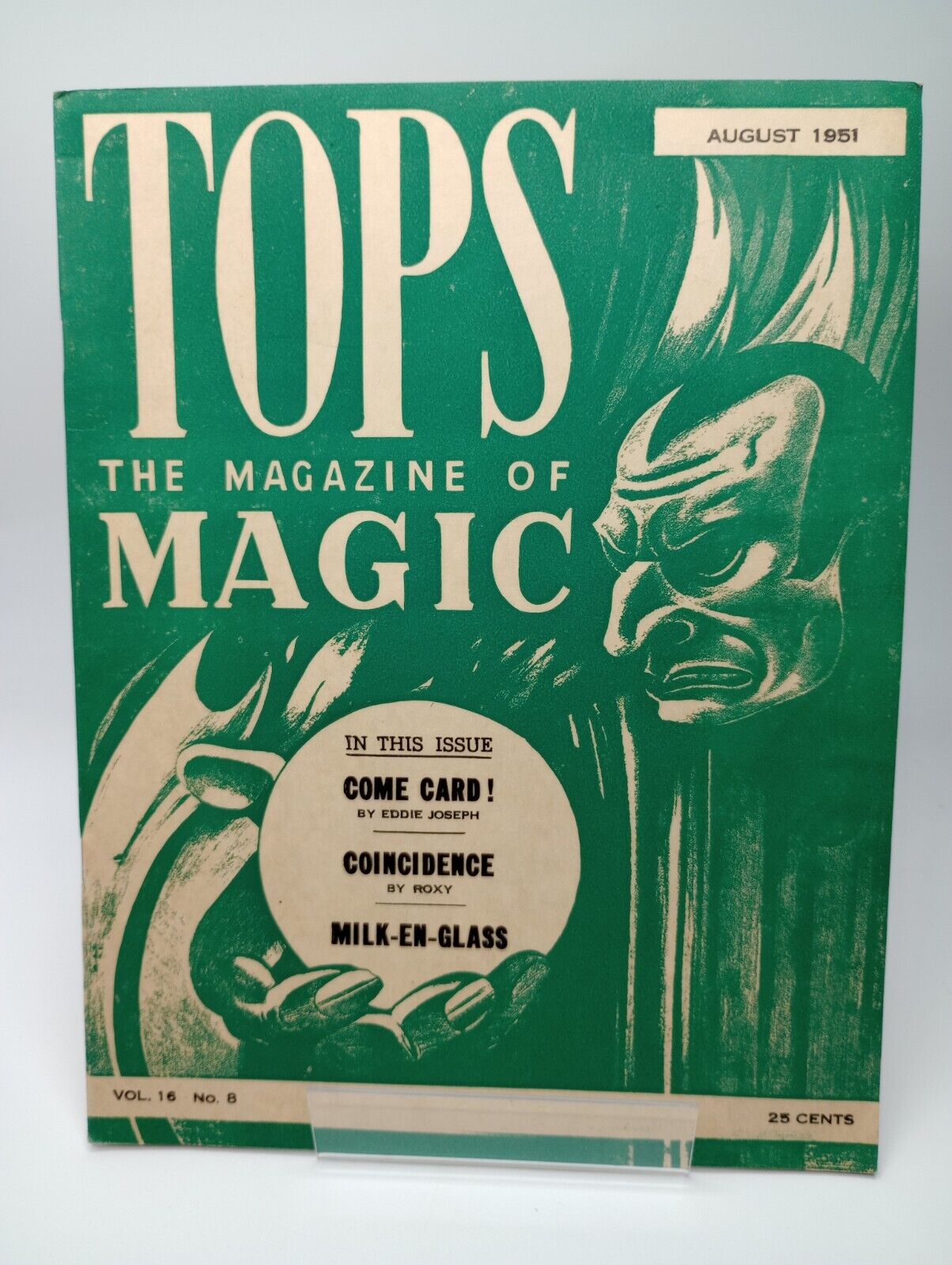 Abbott's TOPS The Magazine of Magic 1951 , Vol. 16 No. 8 - Very Good