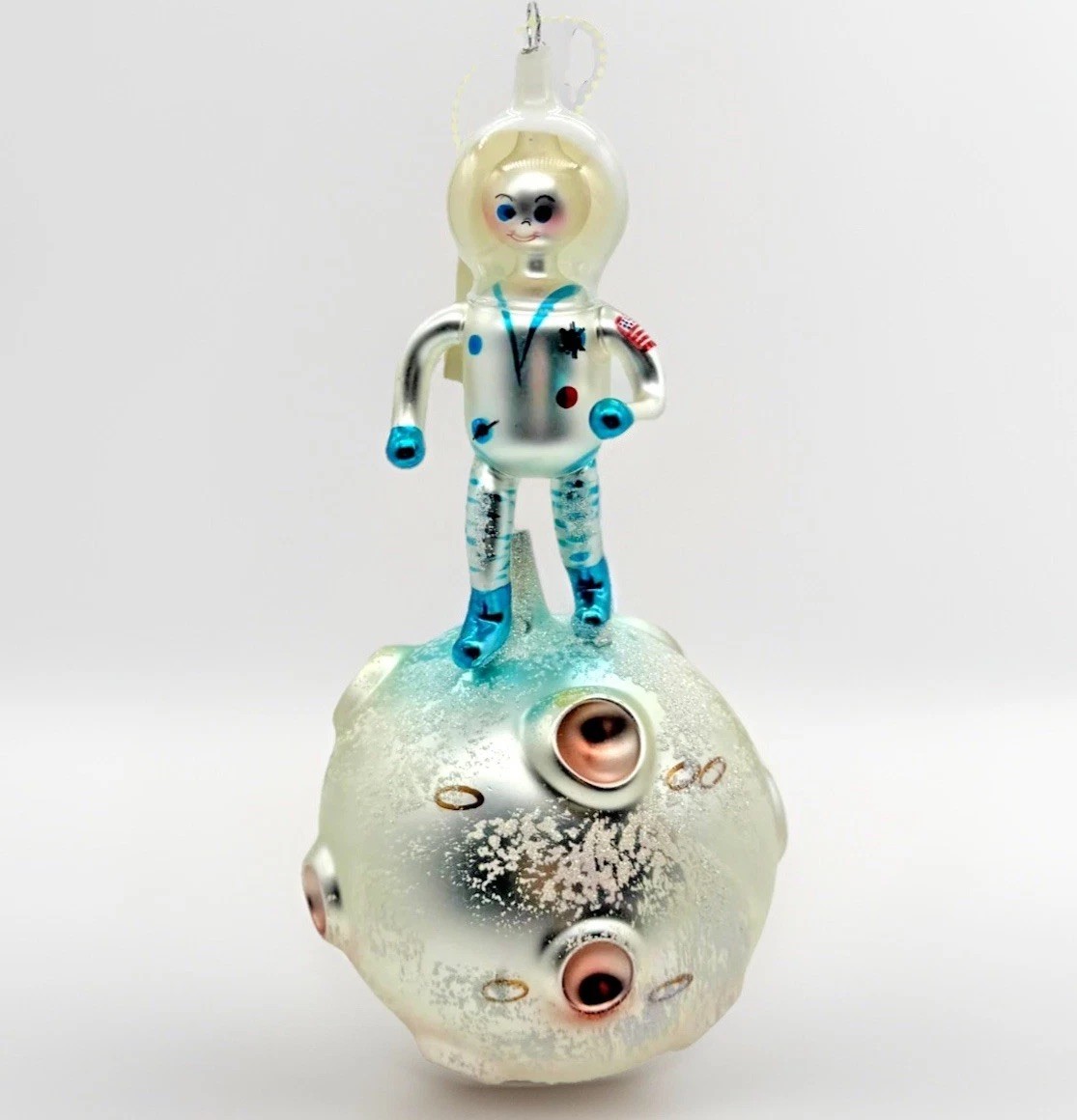 RARE First Edition 1994 NWT Radko ONE SMALL STEP / Italian astronaut ornament RARE First Edition 1994 NWT Radko ONE SMALL STEP / Italian astronaut ornament