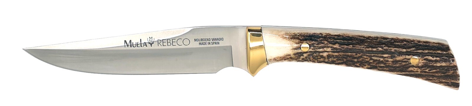 Muela Rebeco 90074 Full Tang Genuine Stag Hunting Knife Spain NIB Sheath