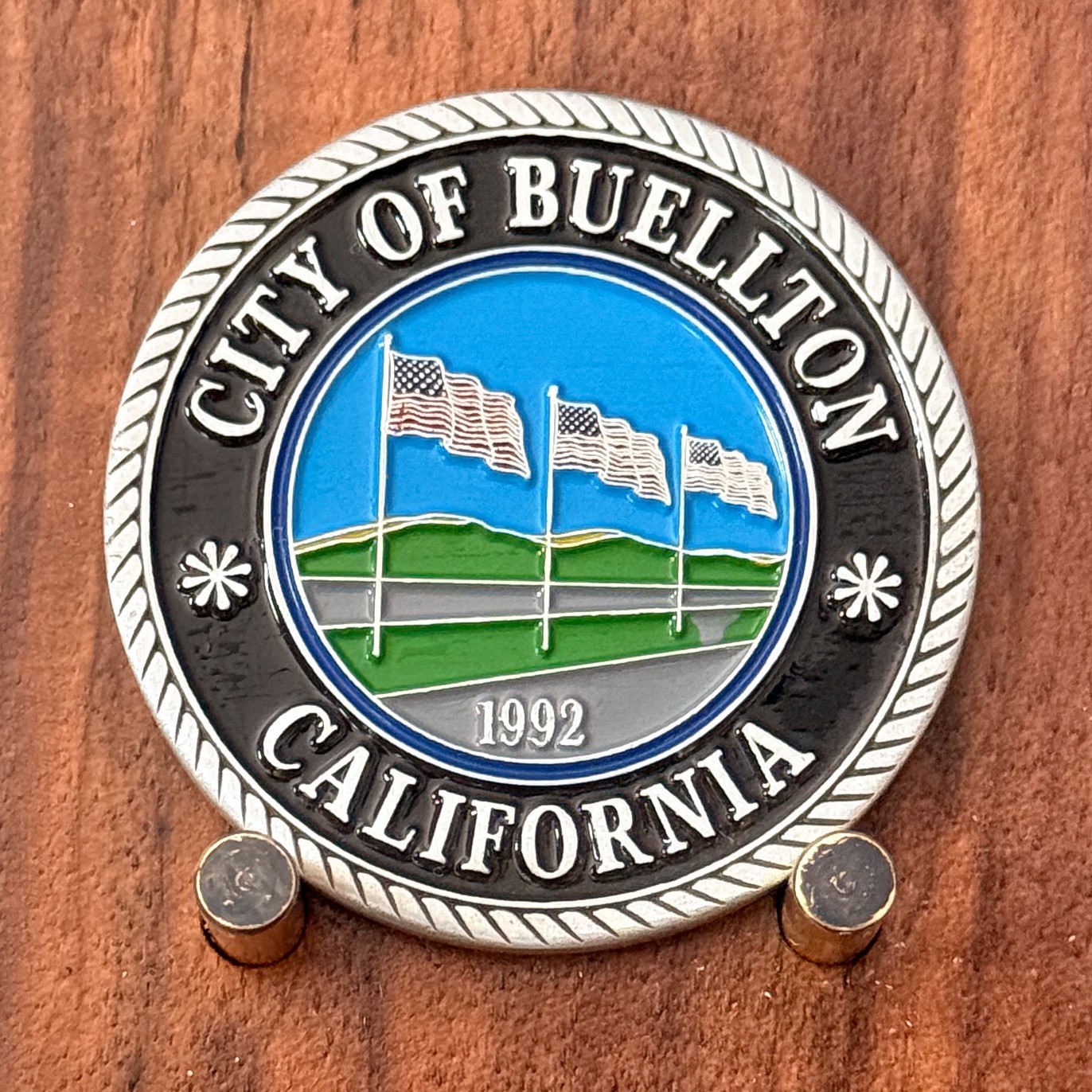 City Of Buellton California 30 Years Anniversary Challenge Coin  W#23