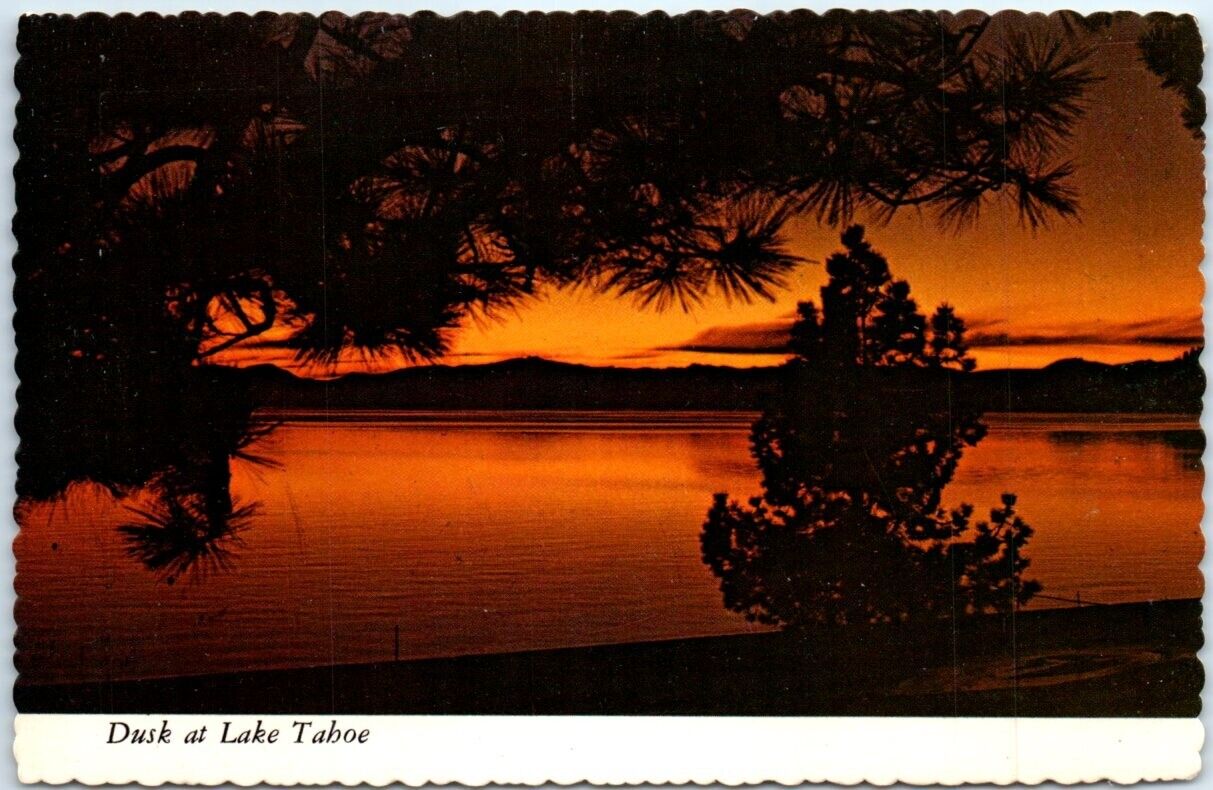 Postcard - Dusk at Lake Tahoe