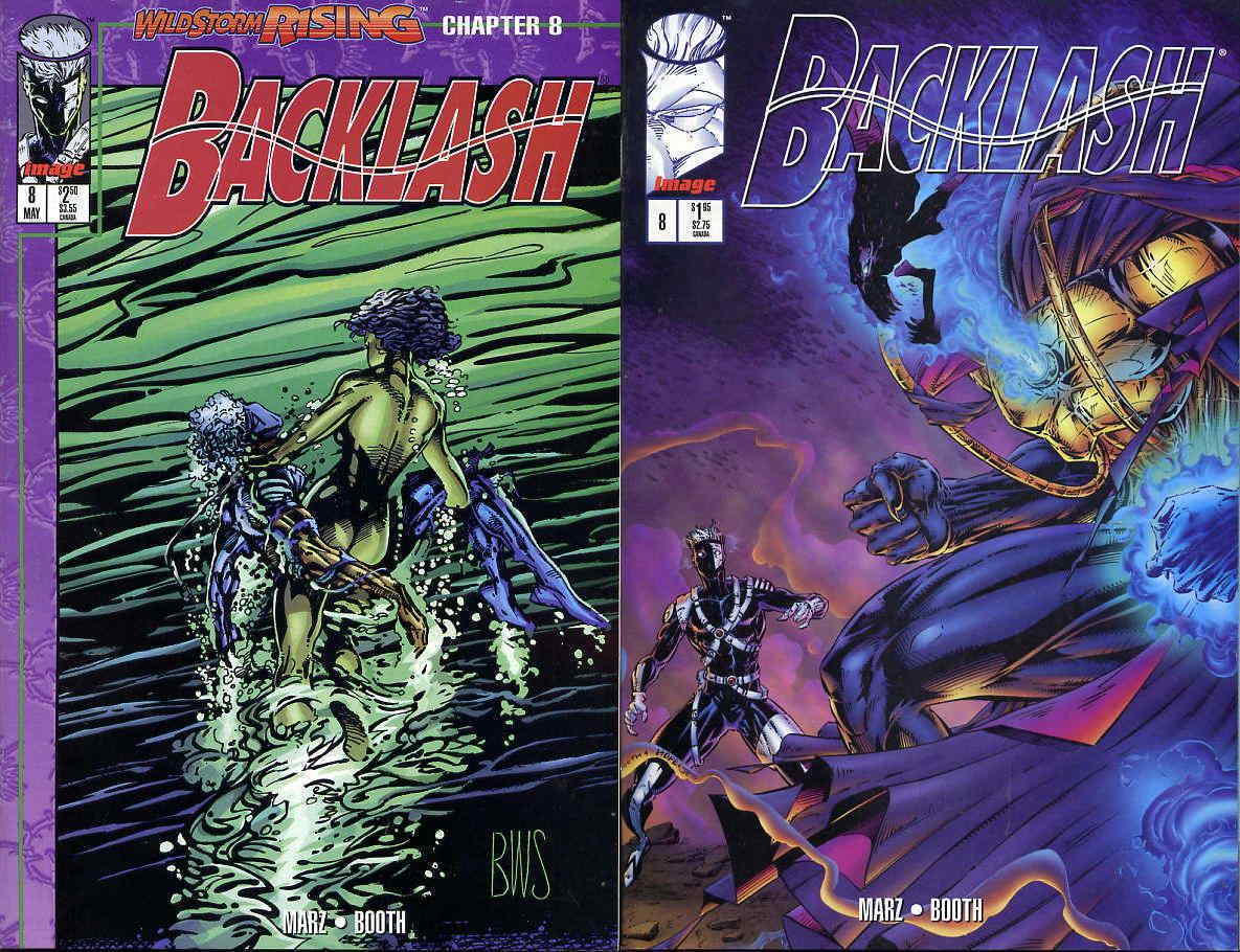Backlash #8 (with card) VF; Image | we combine shipping