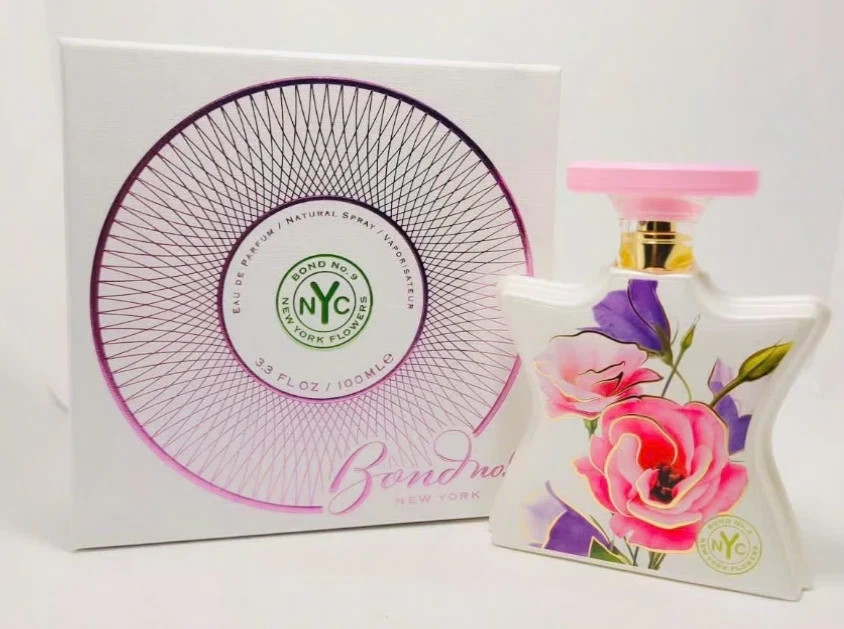 Bond No 9 New York Flowers Eau De Parfum Spray 3.3 Oz Long Lasting EDP Bond No 9 New York Flowers Eau De Parfum Spray 3.3 Oz Long Lasting EDP