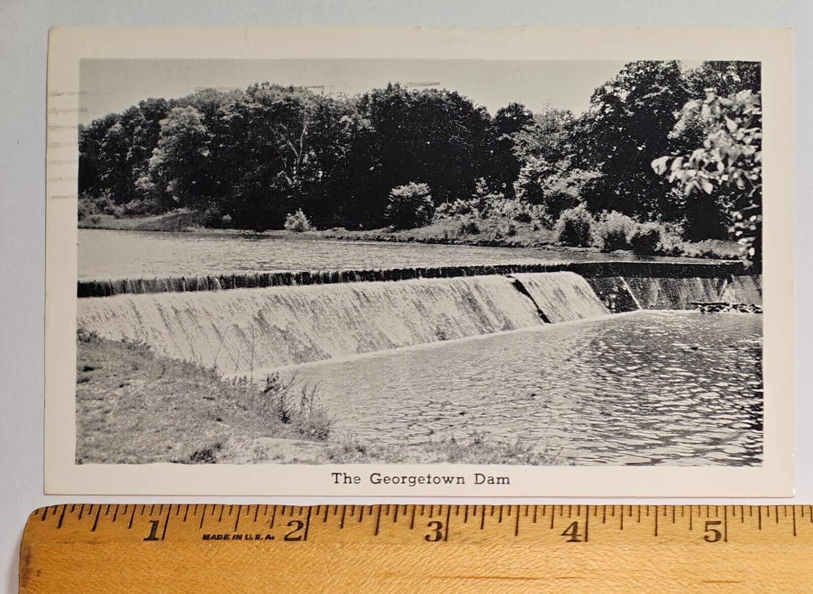 Vintage Georgetown, Illinois Postcard DAM/Near Westville/Danville