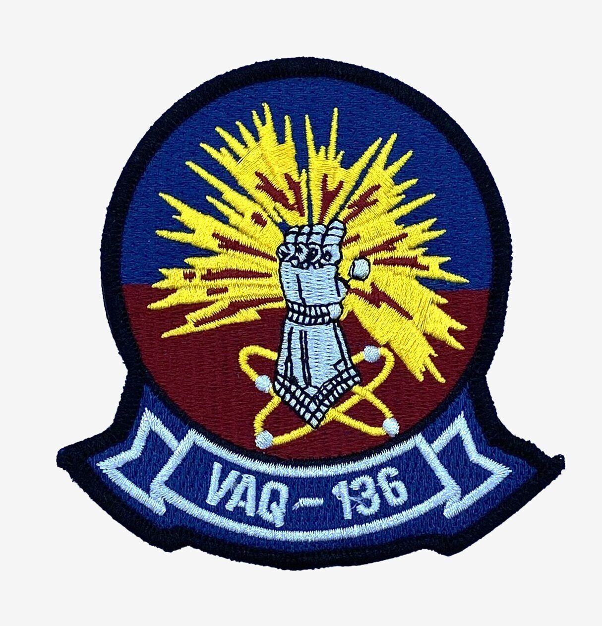 VAQ-136 Gauntlets Squadron Patch –With Hook and Loop, 4