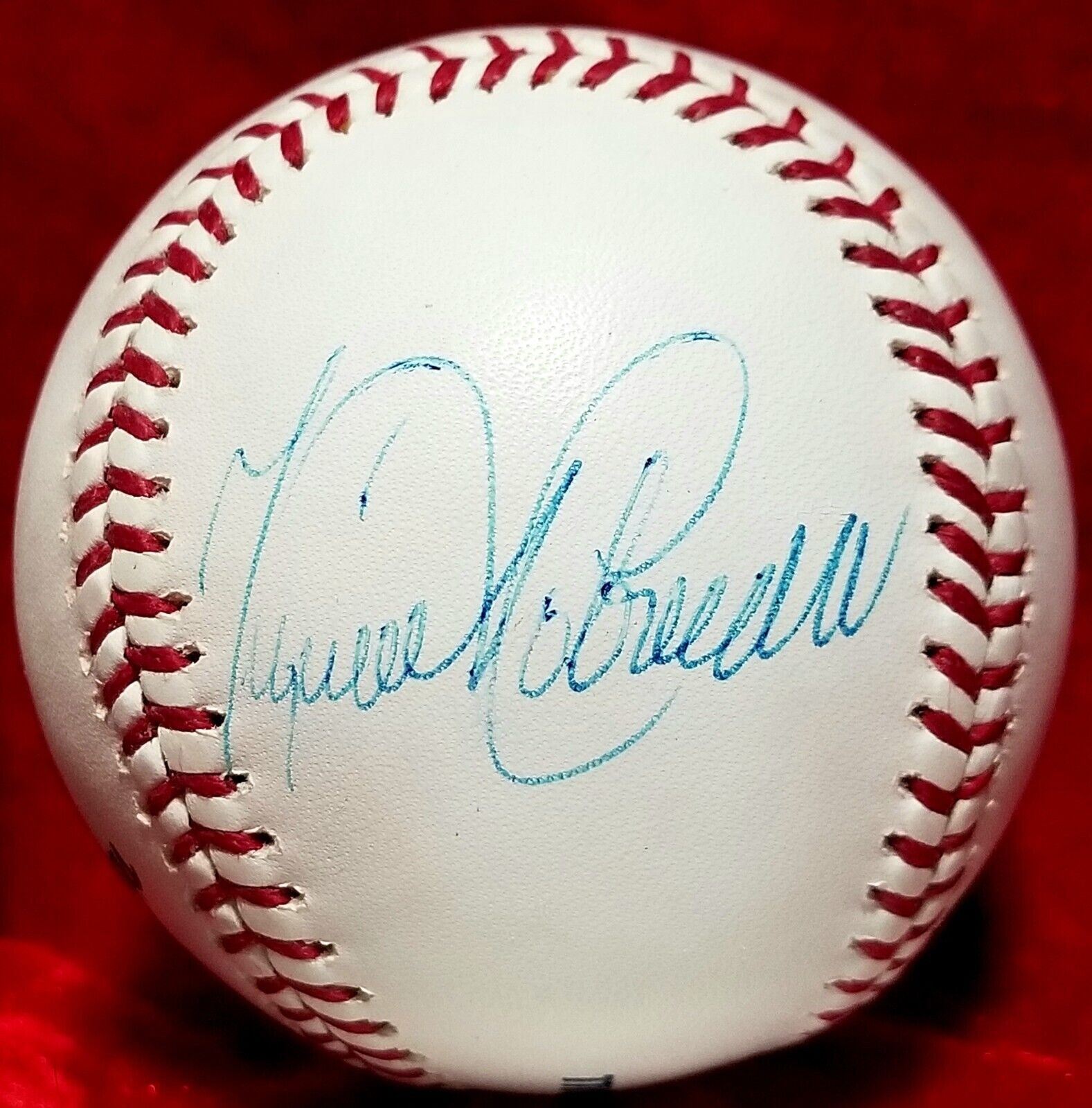 MIGUEL CABRERA Early Career Signed Baseball Auto Florida Marlins Team OML tigers
