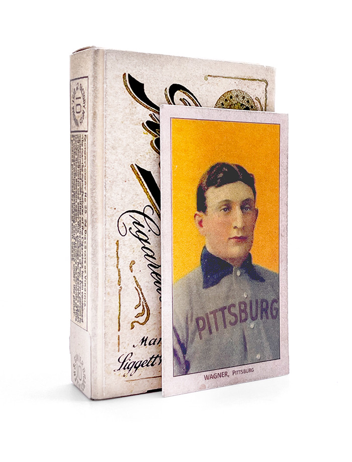 Vintage Piedmont Cigarette Pack Honus Wagner Baseball Card 1909 Replica Tobacco