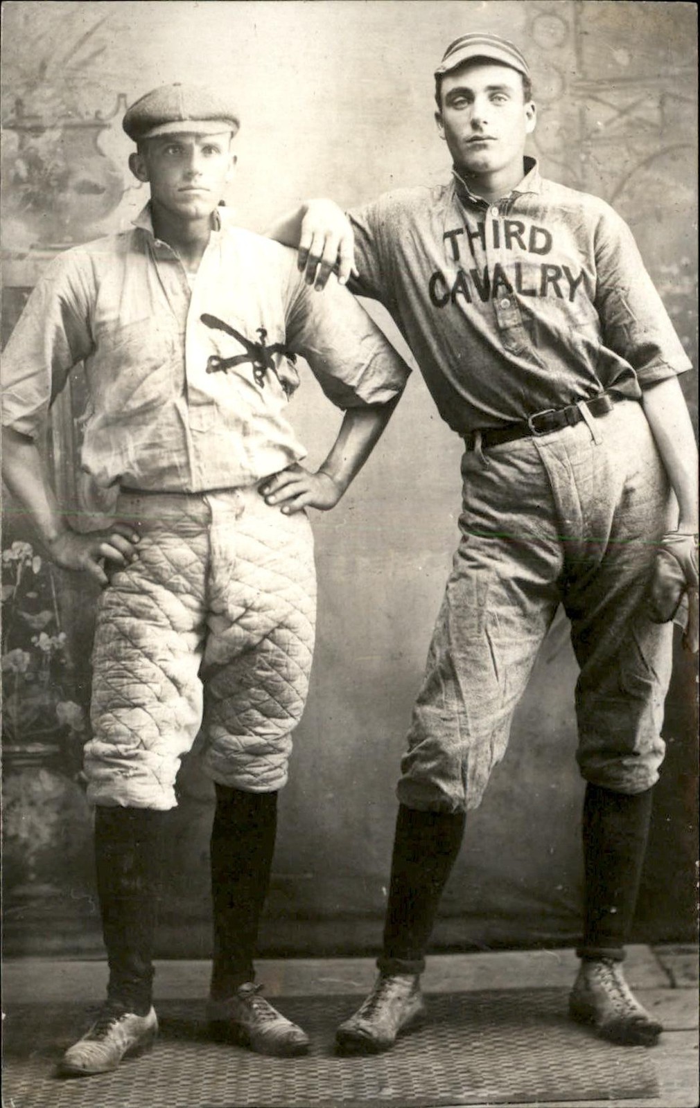Baseball Players Third Cavalry  Brackettville TX Postmark Fort Clark? RPPC A+++