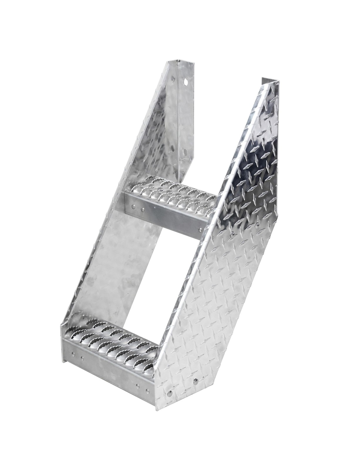 NB-18FS 18 Inch Frame Step, Industrial Silver Aluminum Truck Step NB-18FS 18 Inch Frame Step, Industrial Silver Aluminum Truck Step