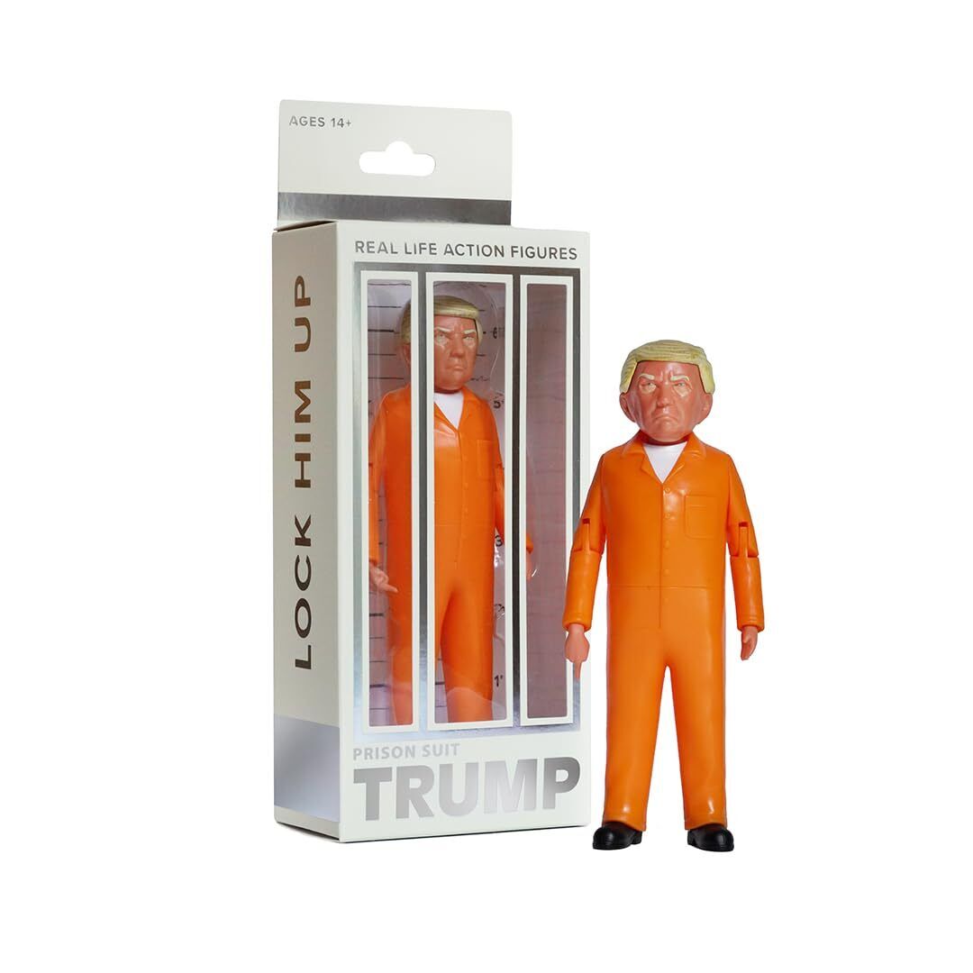 FCTRY Prison Trump Real Life Political Action Figure: Collectible Figurine Pe...