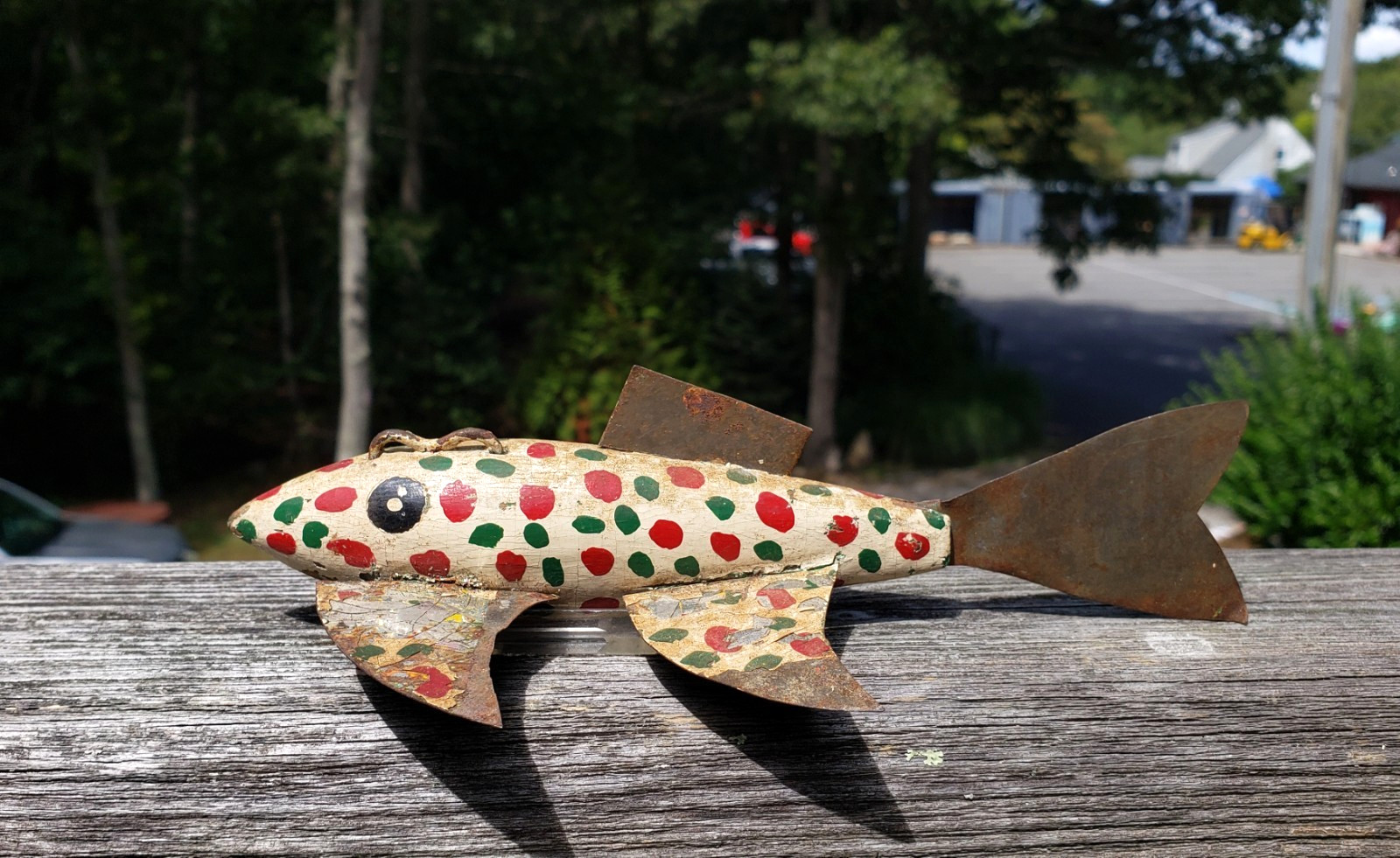 CA 1930-40\'s BATWING FISH DECOY CHARLES DAHLSTROM MILLE LACS LAKE MINN OP 7\