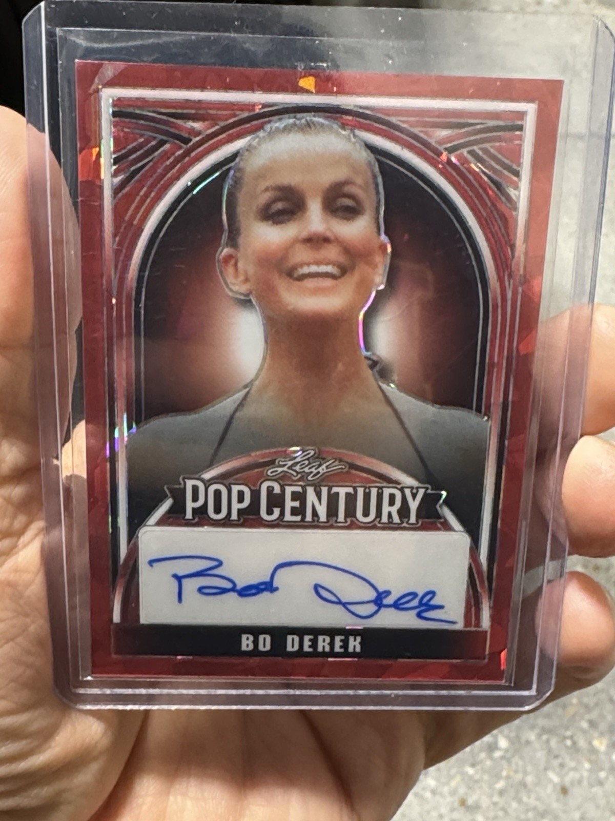 Bo Derek signed auto 2024 Leaf Pop Century Card International Sex Symbol 5/5 Bo Derek signed auto 2024 Leaf Pop Century Card International Sex Symbol 5/5