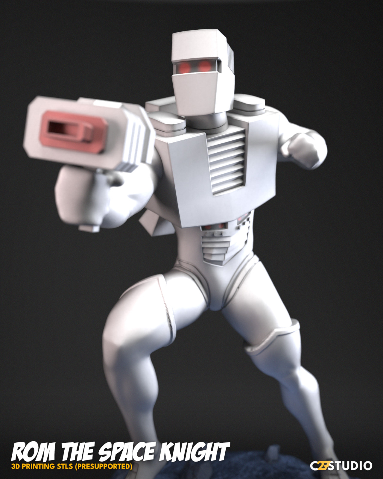 Rom Spaceknight Resin Sculpture Statue Model Kit  Marvel Unpainted/Unassembled