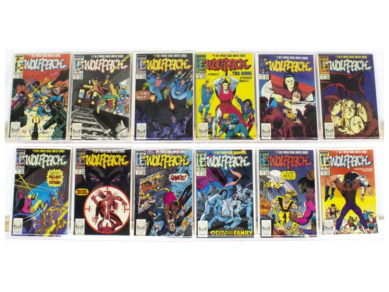 Wolfpack 1-12 Complete Set (12 Books) - Marvel - 1988