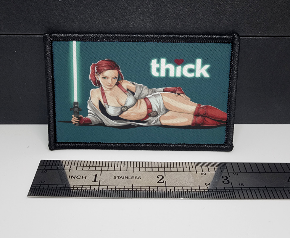 Thick❤ Sexy Anime Girl Morale Patch Custom Tactical (Jedi Knight inspired)