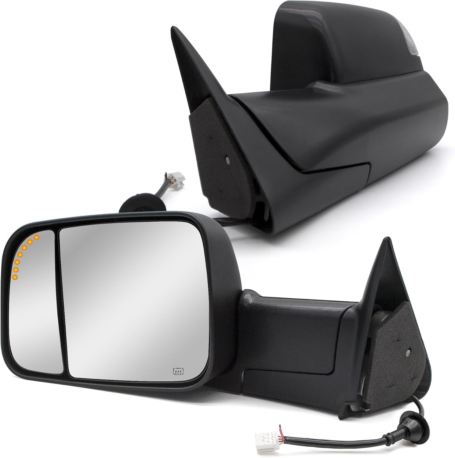 Towing Mirrors Fit for 1998 1999 2000 2001 Dodge Ram 1500 1998 1999 2000 2001 20
