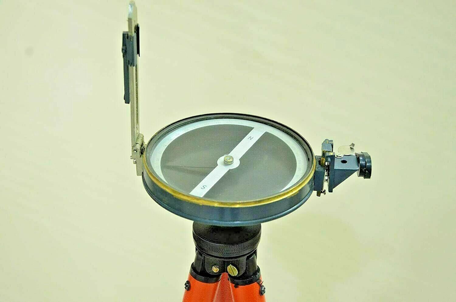 Basic Surveyor Compass 0-360 degree Brass Mix Working Survey Prismatic Compass Basic Surveyor Compass 0-360 degree Brass Mix Working Survey Prismatic Compass
