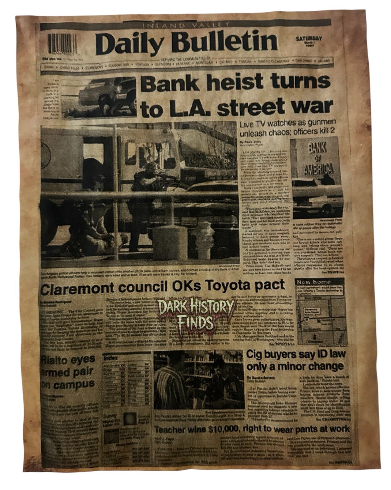 North Hollywood Shootout Bank Heist Turns Into Street War Daily Bulletin ￼￼￼