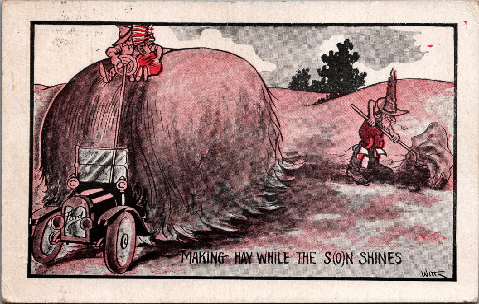1914 Comic Postcard: \ 1914 Comic Postcard: \