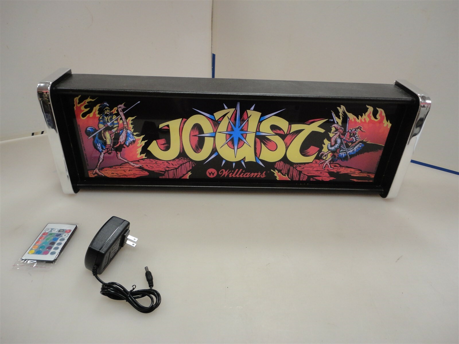 Williams Joust Marquee Game/Rec Room LED Display light box Williams Joust Marquee Game/Rec Room LED Display light box