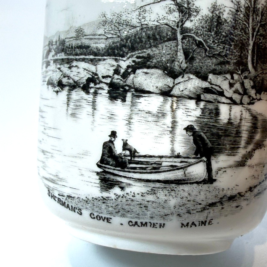 CAMDEN - Shermans Cove - MAINE ME Antique Souvenir China TRINKET CUP CAMDEN - Shermans Cove - MAINE ME Antique Souvenir China TRINKET CUP