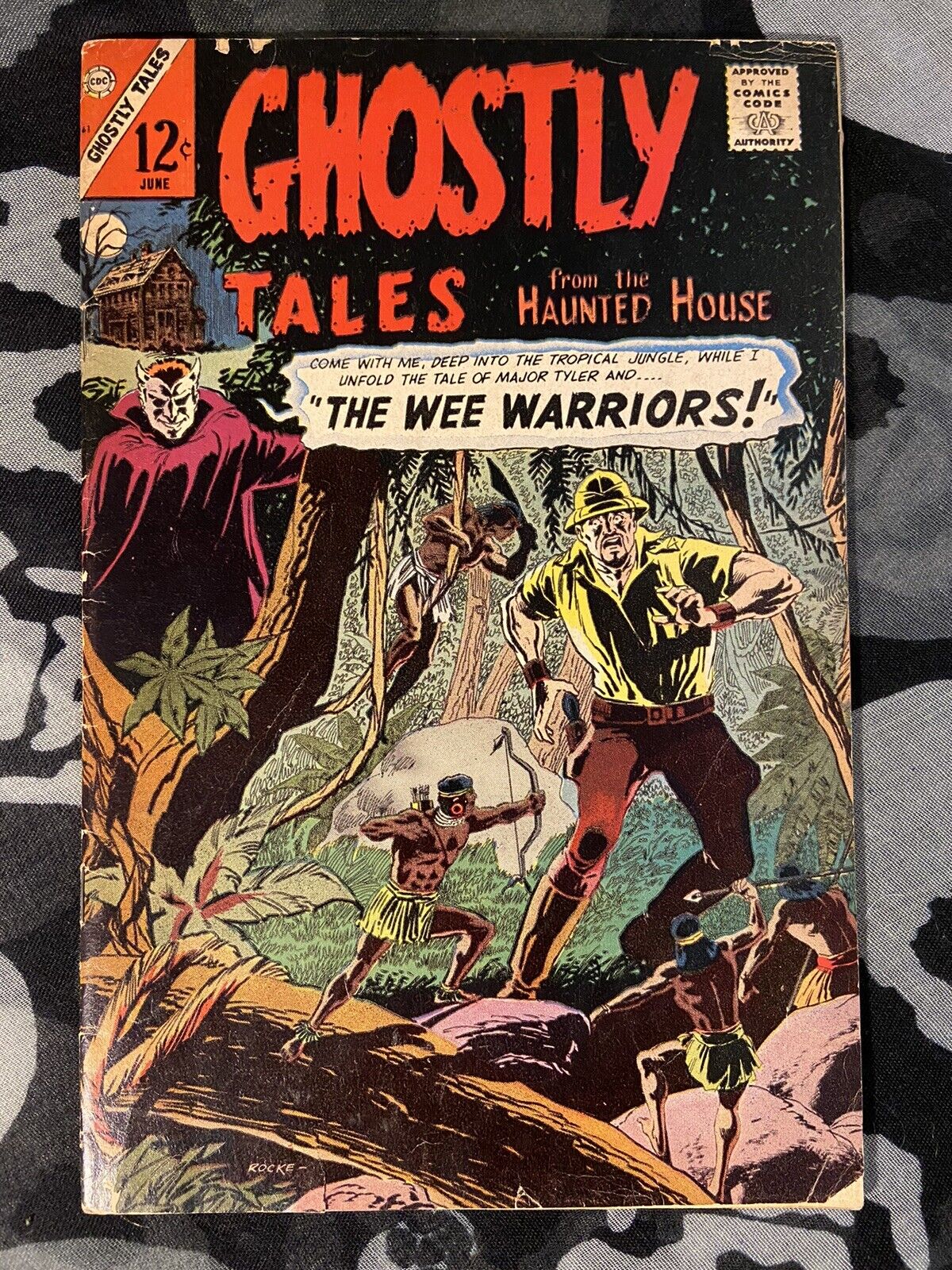 GHOSTLY TALES #61 (1967) SILVER AGE HORROR ROCKE MASTEROSERIO COVER
