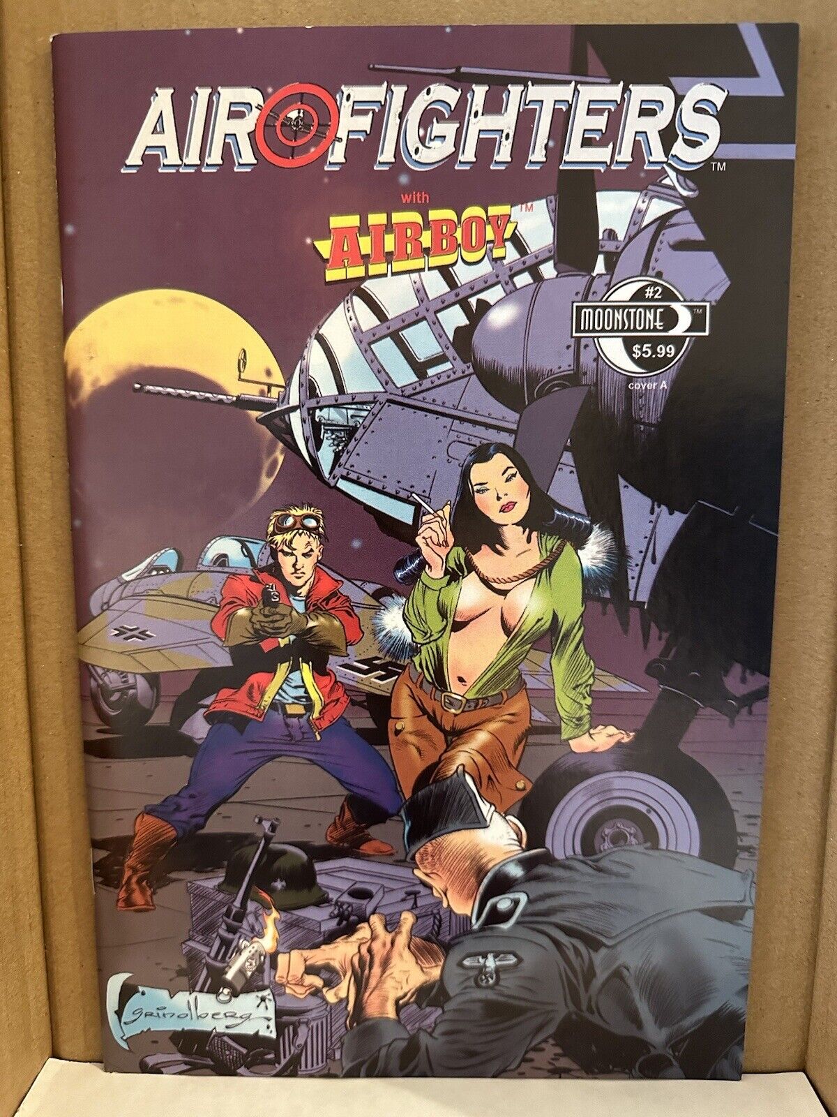 Airfighters #2 NM/NM- Very HTF/LOW PRINT SEXY VALKYRIE COVER (2010)