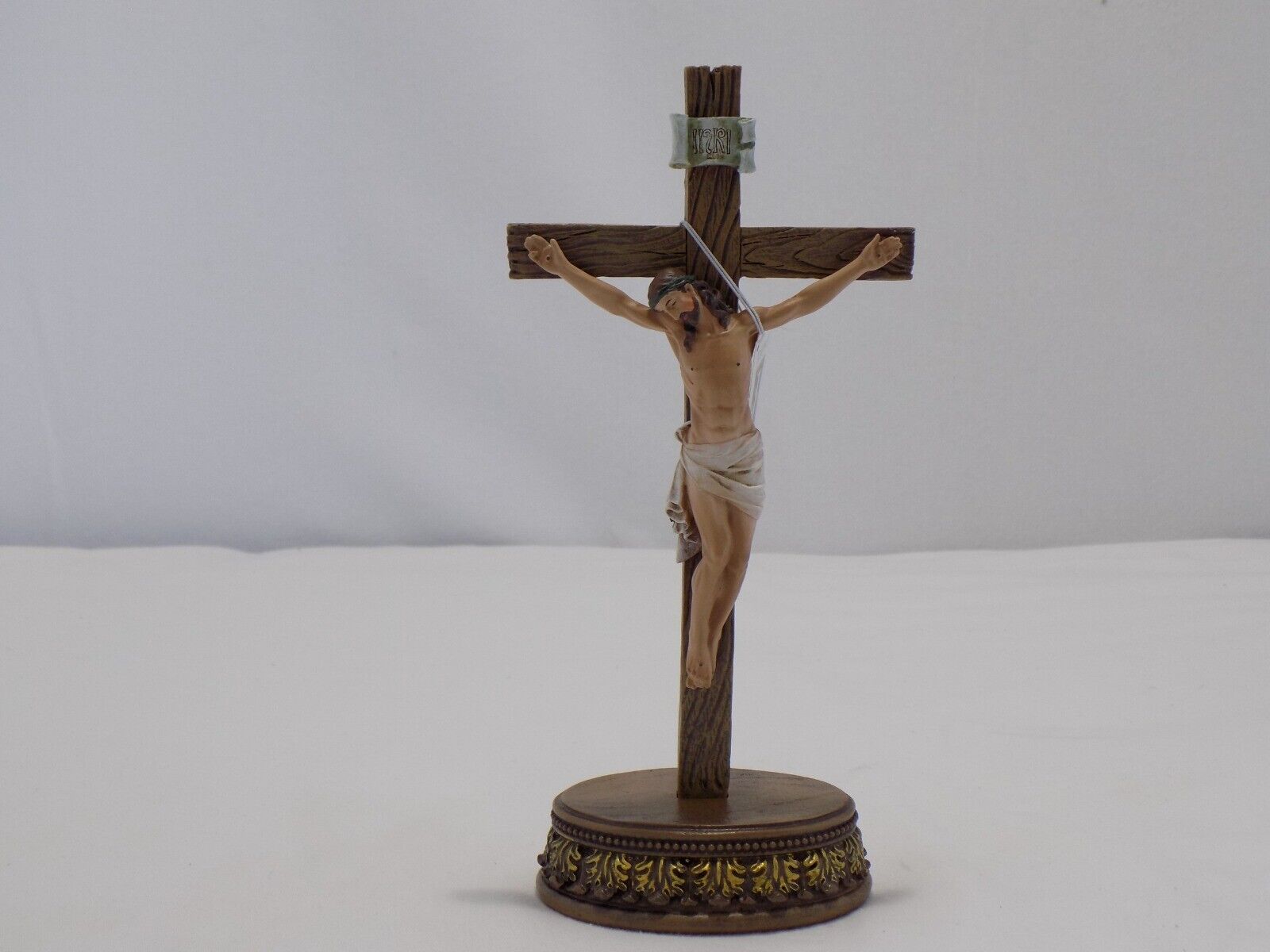 Joseph's Studio by Roman 2pc Set Crucifix With Detailed Base 6x8in Handmade